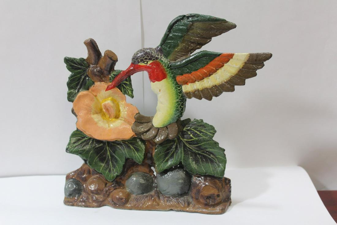A Cast Iron Doorstopper: 8 1/4" tall