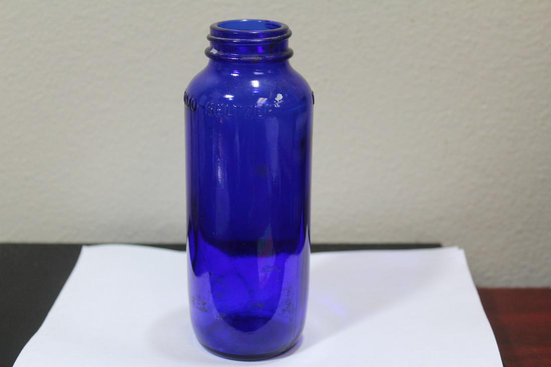 An Old Bromo Seltzer Bottle: 6" tall