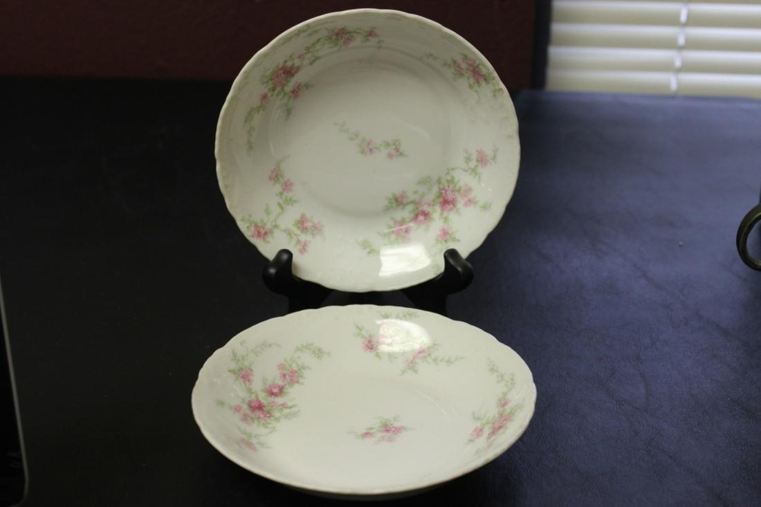 Set of 2 Theodore Haviland Limoge's Small Bowls: 6 1/4" in diameter each