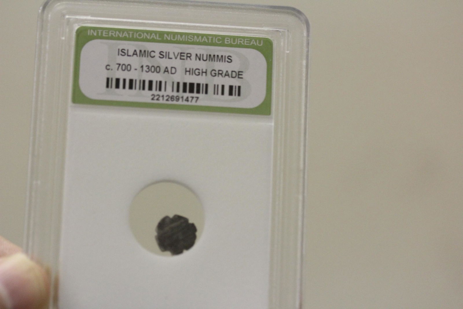 A Slabbed Islamic Silver Nummis: 700-1900 AD - high grade