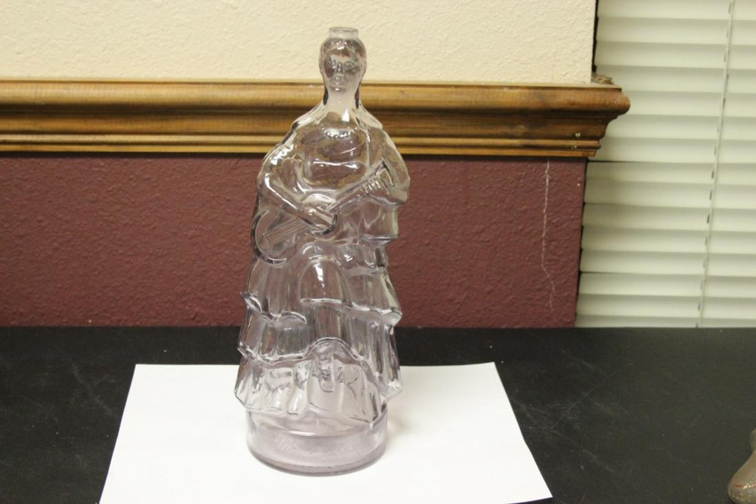 A Figural Vine Bottle: 11 1/2" tall