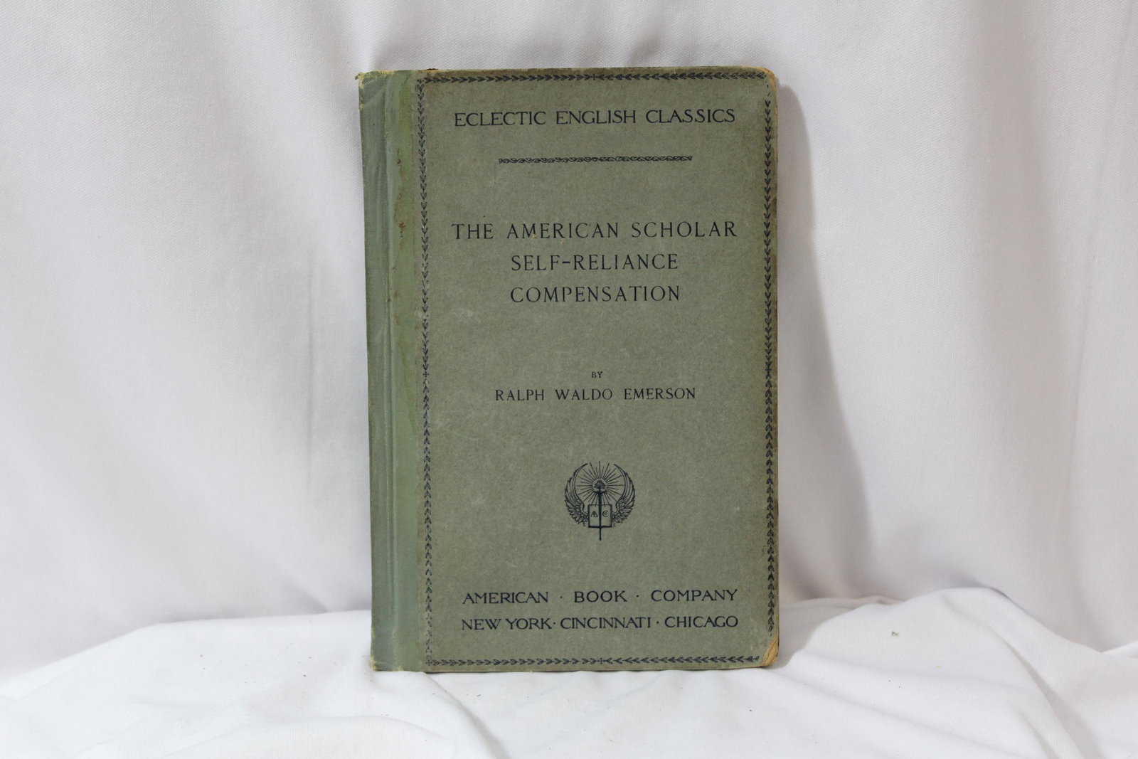 Eclectic English Classics - The American Scholar: by Emerson - hardcover book - 1893 - first edition