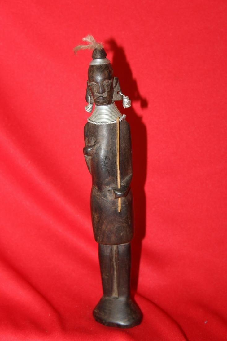 A Carved Figure: Most likely African - 8 1/4" tall