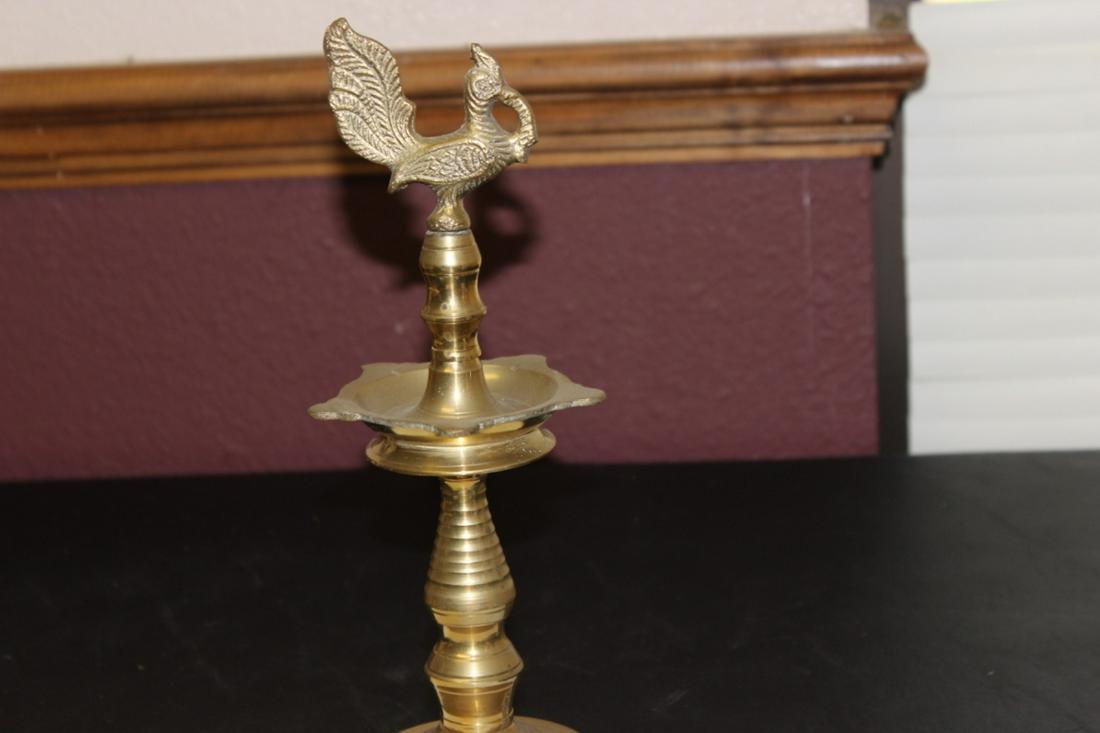 A Brass Ornament: 11 1/2" tall