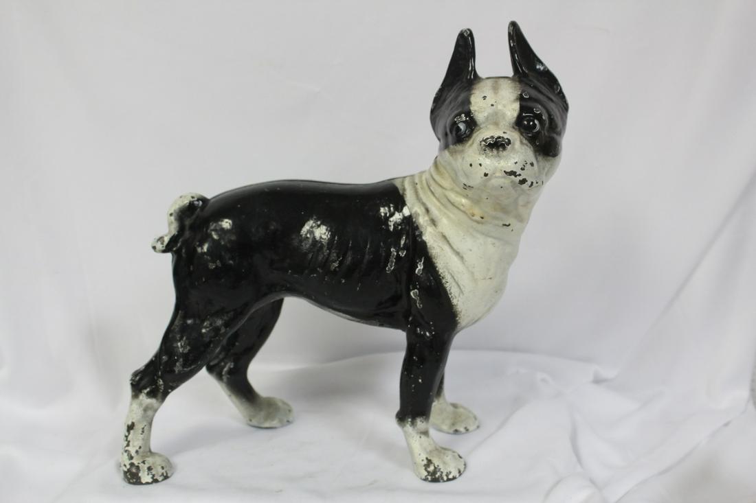 A Cast Iron Dog: 9" across
