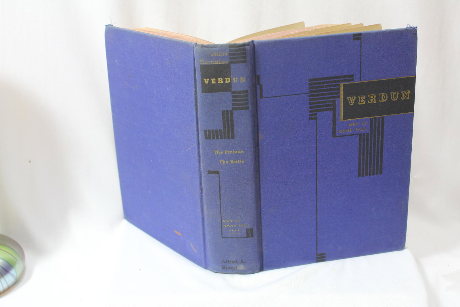 Verdun, the Man of Good Will - Hardcover Book: by Jules Romains - 1939