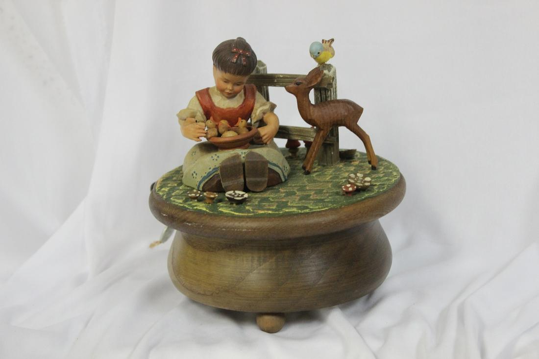 Thorens Music Spinner: works - 6" tall