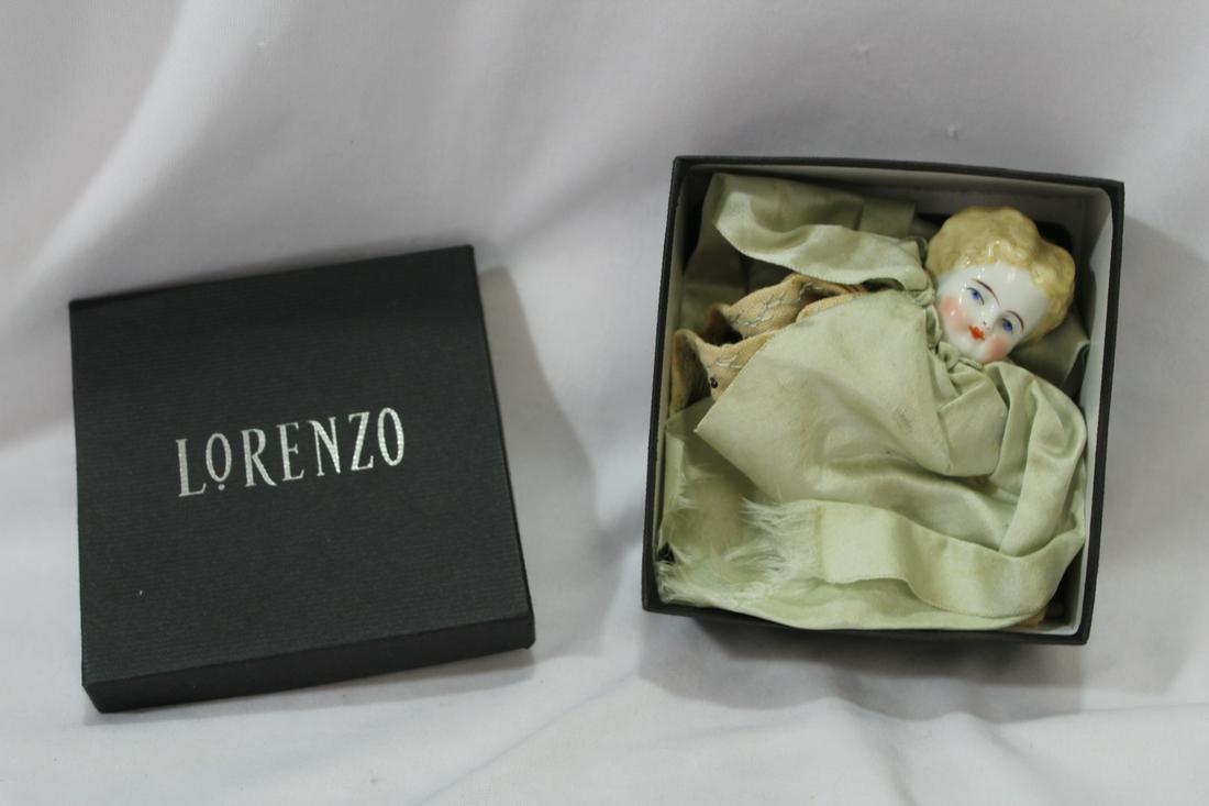 A Doll Pin Holder: vintage - as shown