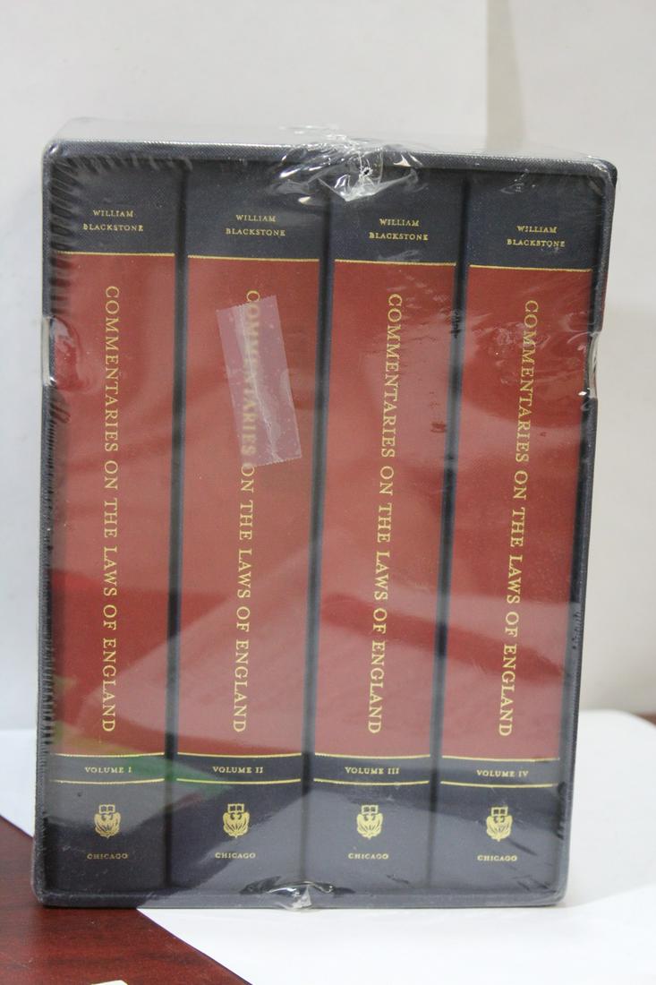 Set of 4 Commentaries of the Laws of England: 4 books set - still sealed