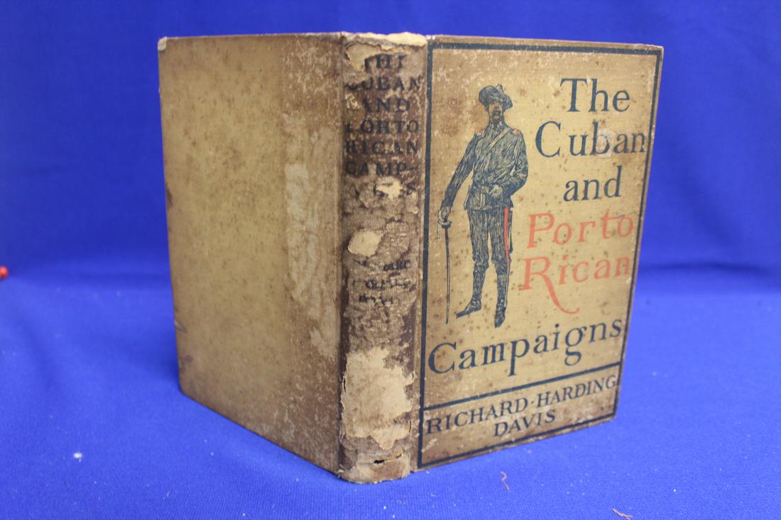 Hardcover Book: The Cuban and Puerto Rican Campaigns: as shown