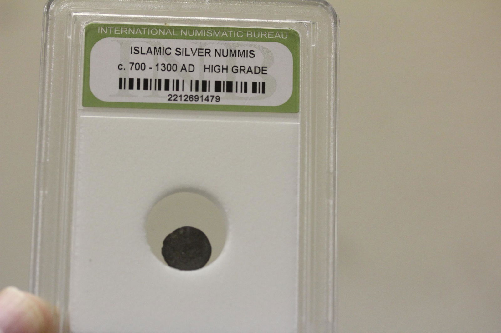 A Slabbed Islamic Silver Nummis: 700-1900 AD - high grade