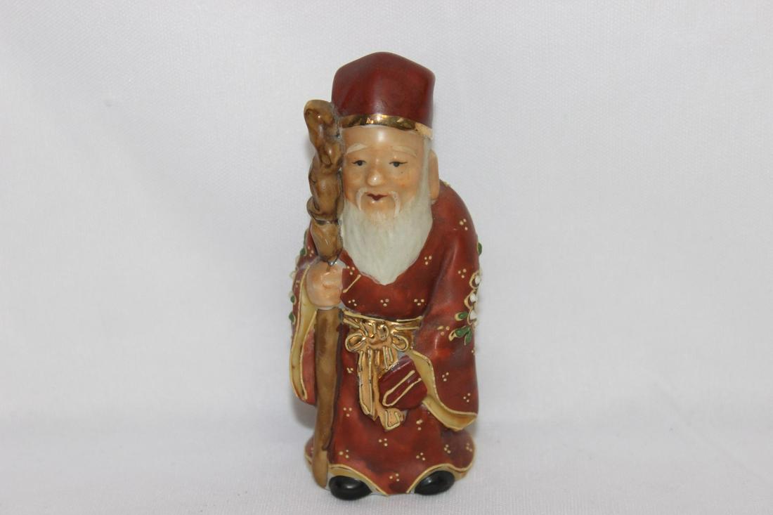 A Japanese Kutani Sage: 4" tall - well made