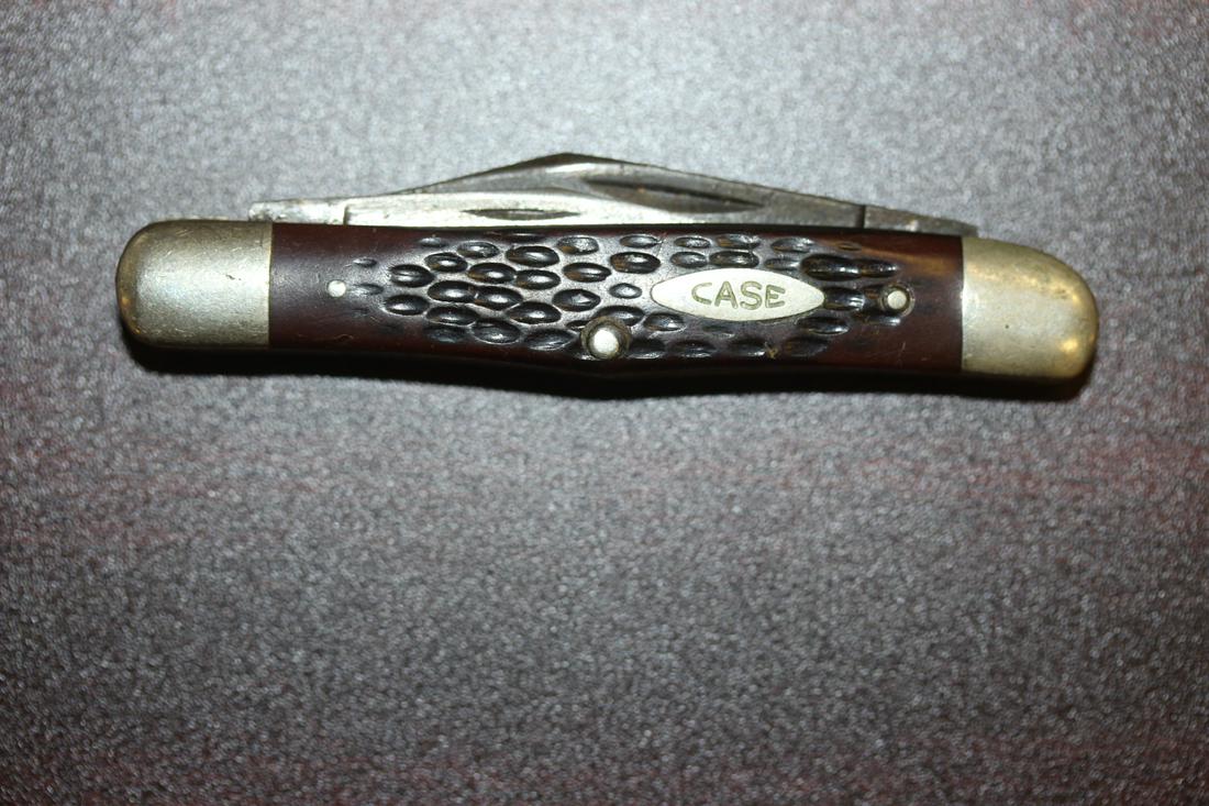 A Case 6308 3 Blade Pocket Knife: 3 1/4" long - 2xx's