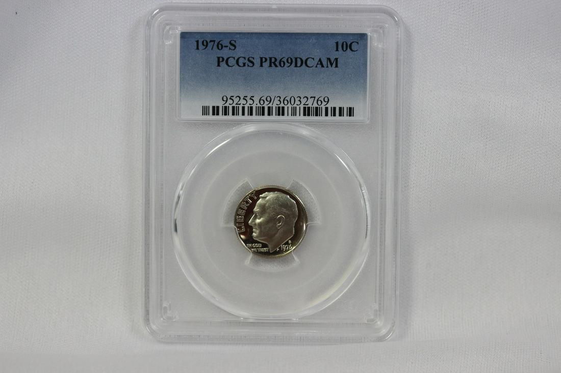 A PCGS Graded 1976-S Roosevelt Dime: PR69 DCAM