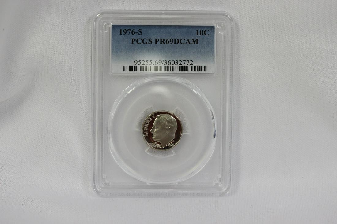 A PCGS Graded 1976-S Roosevelt Dime: PR69 DCAM