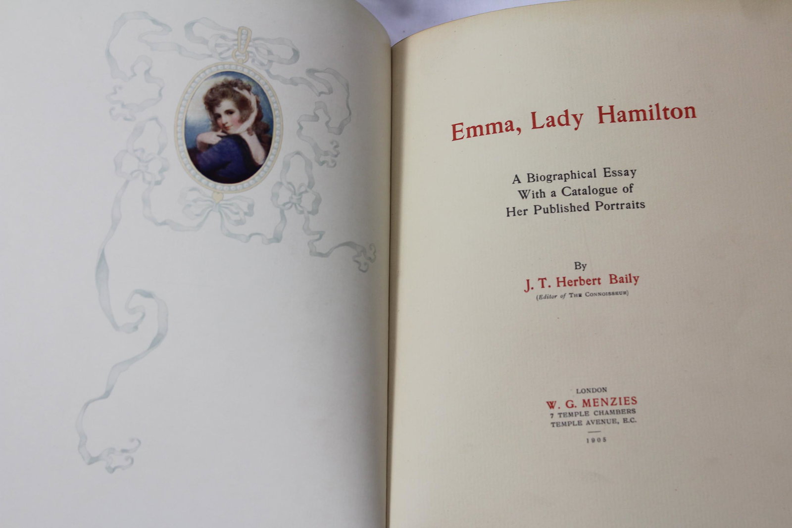 The Life of Emma, Lady Hamilton - Hardcover Book, 1905: Please note: binder separation, needs help, omitting
