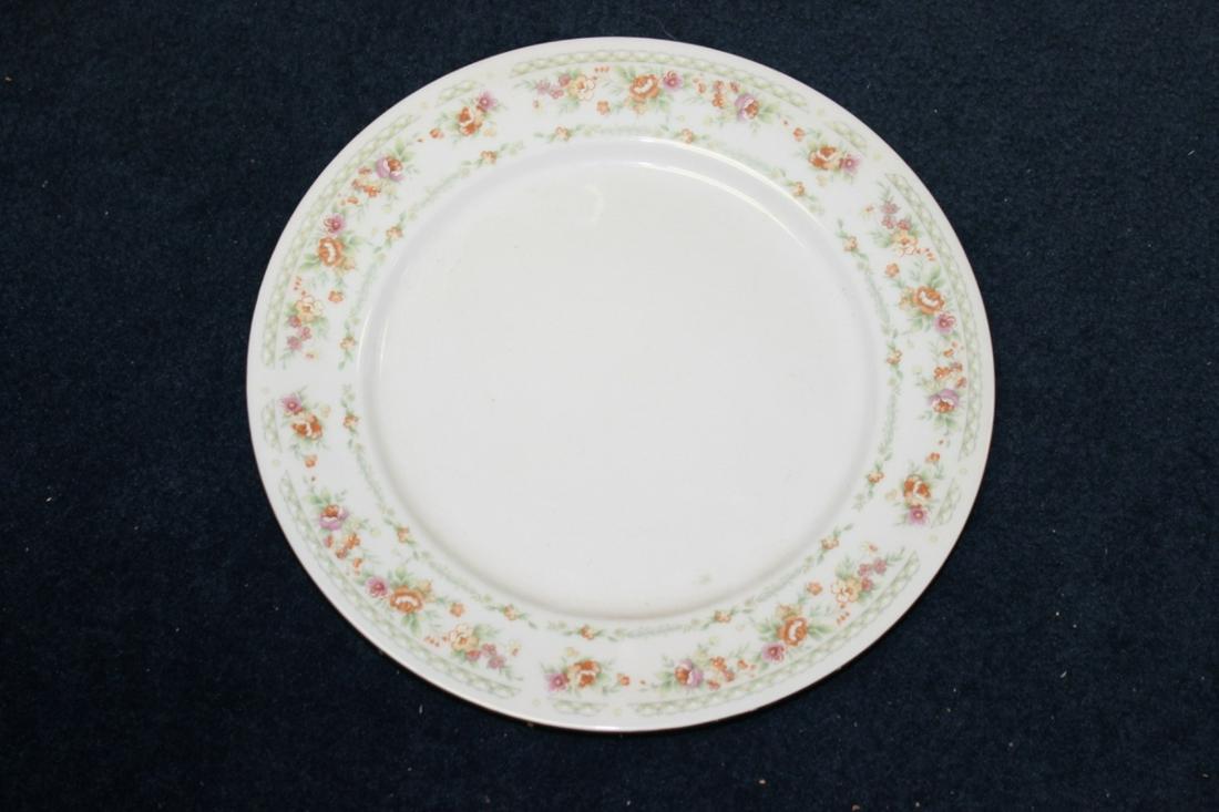 A Rare Chinese Rose Pattern Plate: Probably during the culture revolution era - 10 1/2 inches in diameter