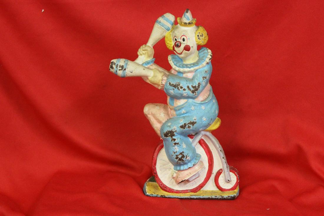 A Vintage Cast Iron Doorstopper: 8 1/2" tall