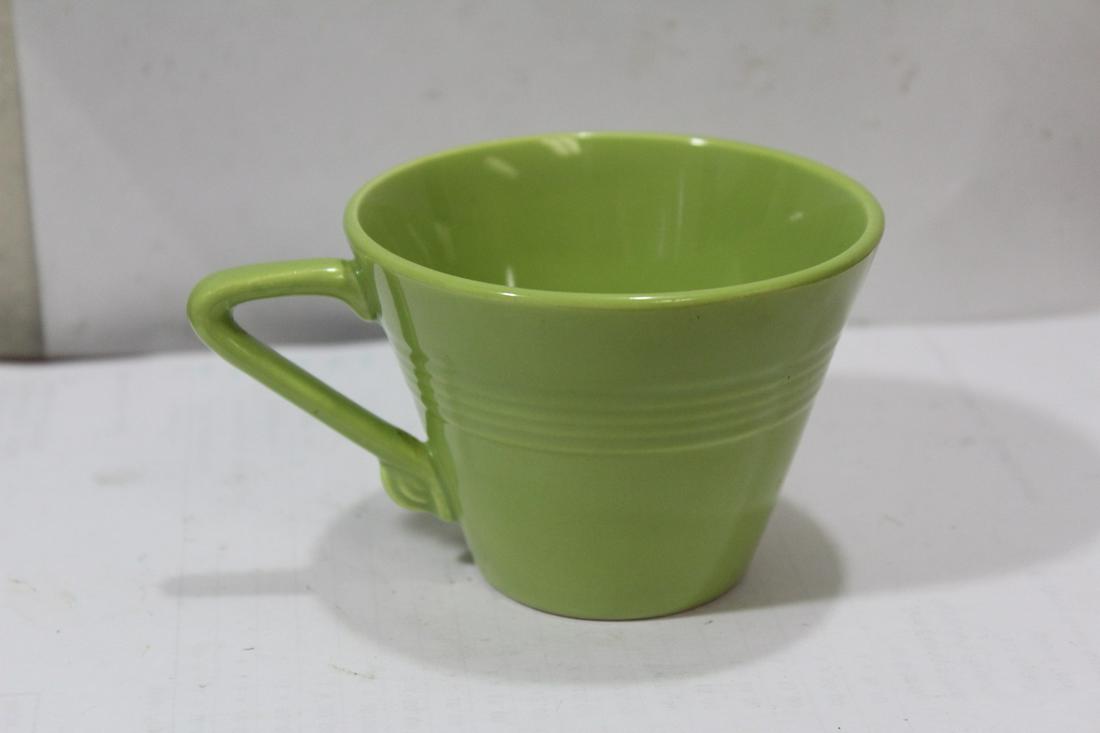A Vintage Fiesta Harlequin Cup: mid century modern - 2 3/4" tall