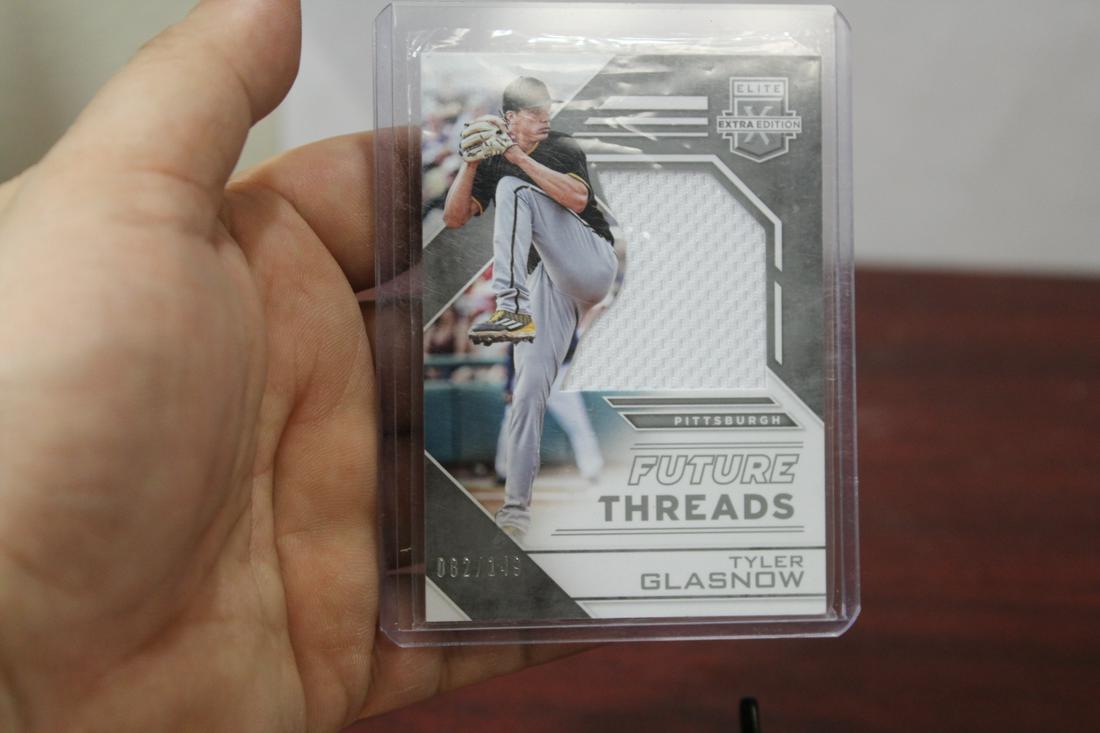 A Tyler Glasnow Baseball Jersey Card: as shown