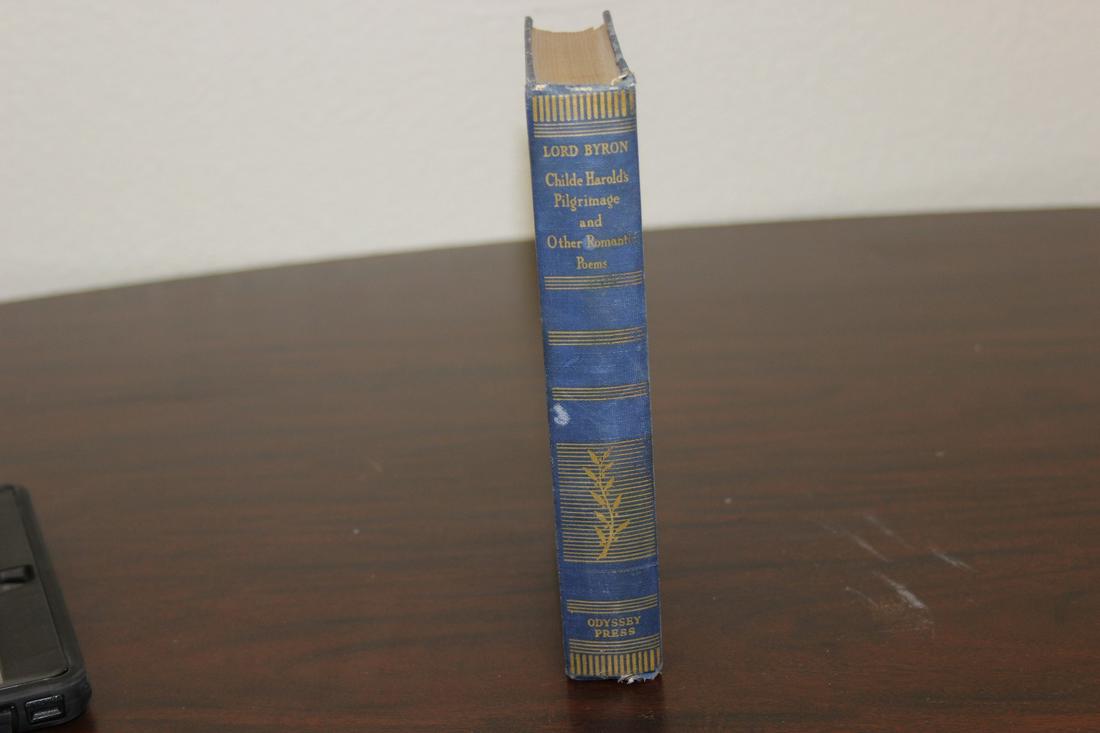 Lord Byron Hardcover Book: Childe Harold's Pilgrimage and other romantic poems