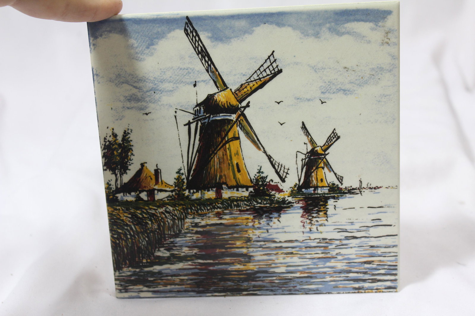 Delfts Tile: Handpainted - 6" square
