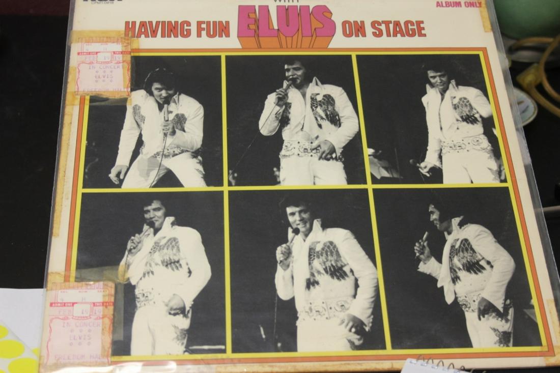 Rare Elvis Album with Two Used Elvis Concert Tickets: From the Civic Center, Freedom Hall February 19, 1977, Johnson City, Tennessee