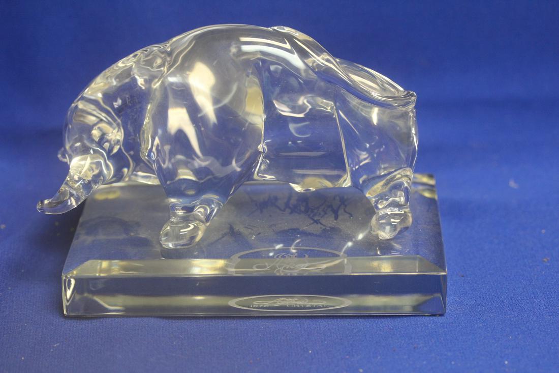 Crystal Bull Figure: from Ajka, Hungary - 6 1/4" across