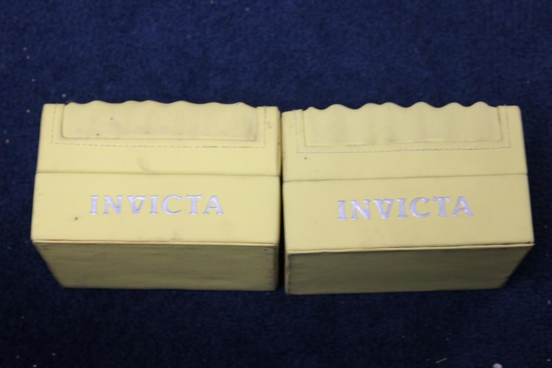 Lot of 2 Invicta Watch Boxes: Each box is for a single watch