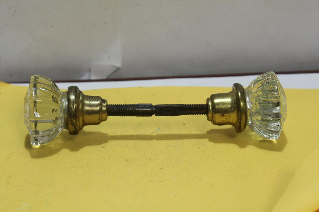 A Vintage Glass Doorknob: as shown