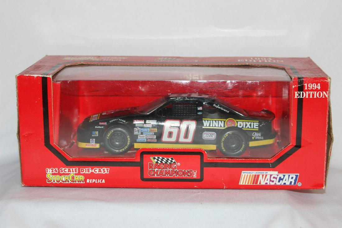 A 1994 Edition DieCast Stock Car Replica: 4 1/2" tall x 11" long