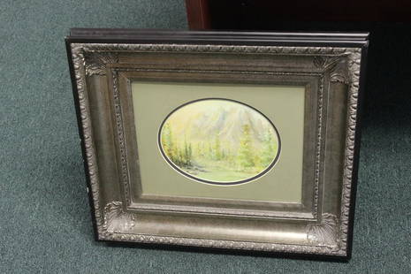 An Original Oil on Board Painting: overall= 22" x 19" - nicely framed