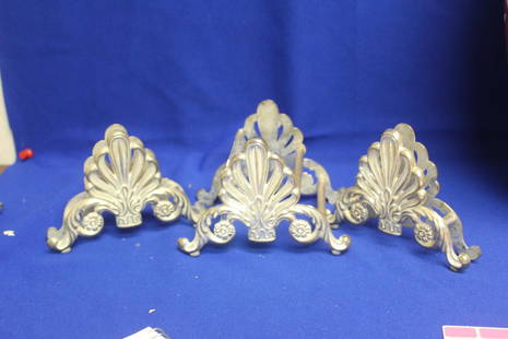 Set of 3 Metal Napkin Rings: 3 3/4" tall