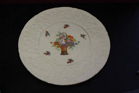 An Erphila Cake Plate: 11 inches in diameter - probably early 20th century