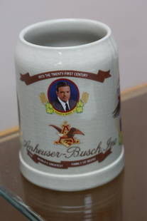 Anheuser - Bush Beer Stein: Vintage Anheuser - Bush Beer Stein