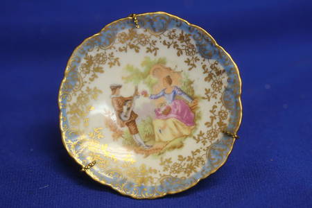 A Miniature Limoges Plate