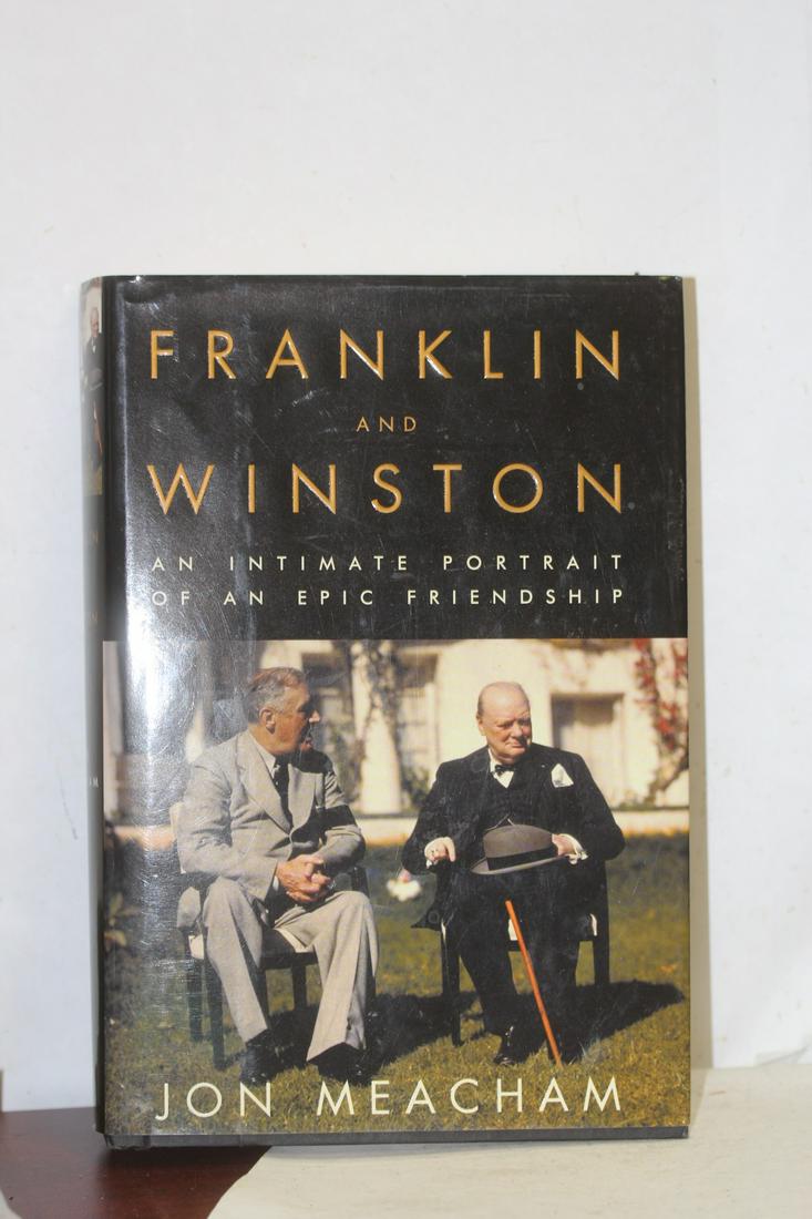 A Signed or Autographed Book by Jon Meacham:: Franklin and Winston