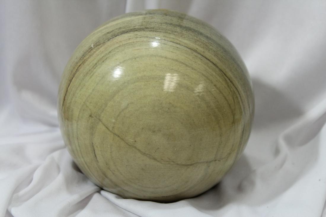 A Marble Ball: 4 5/8" in diameter