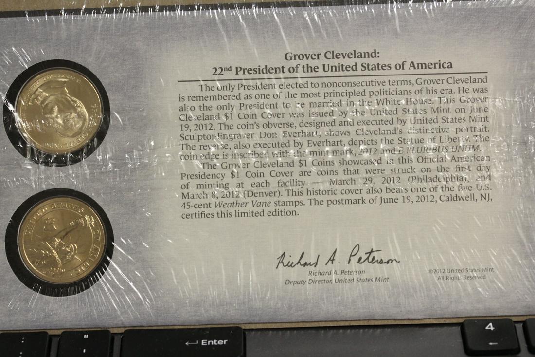 A Grover Cleveland Two Coin-Set: As shown