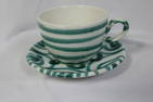 An Austrian Gmundner Teacup and Saucer