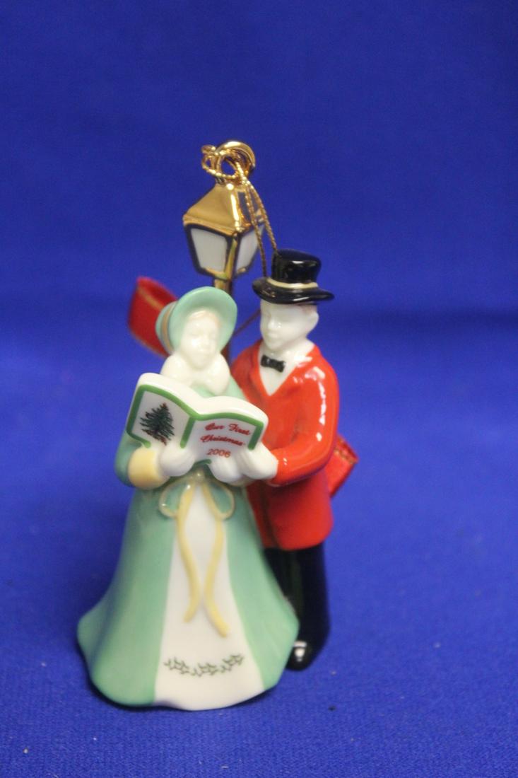 Spode Ceramic Christmas ornament: 4 1/2" tall