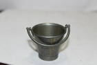 A Miniature English Pewter Water Bucket