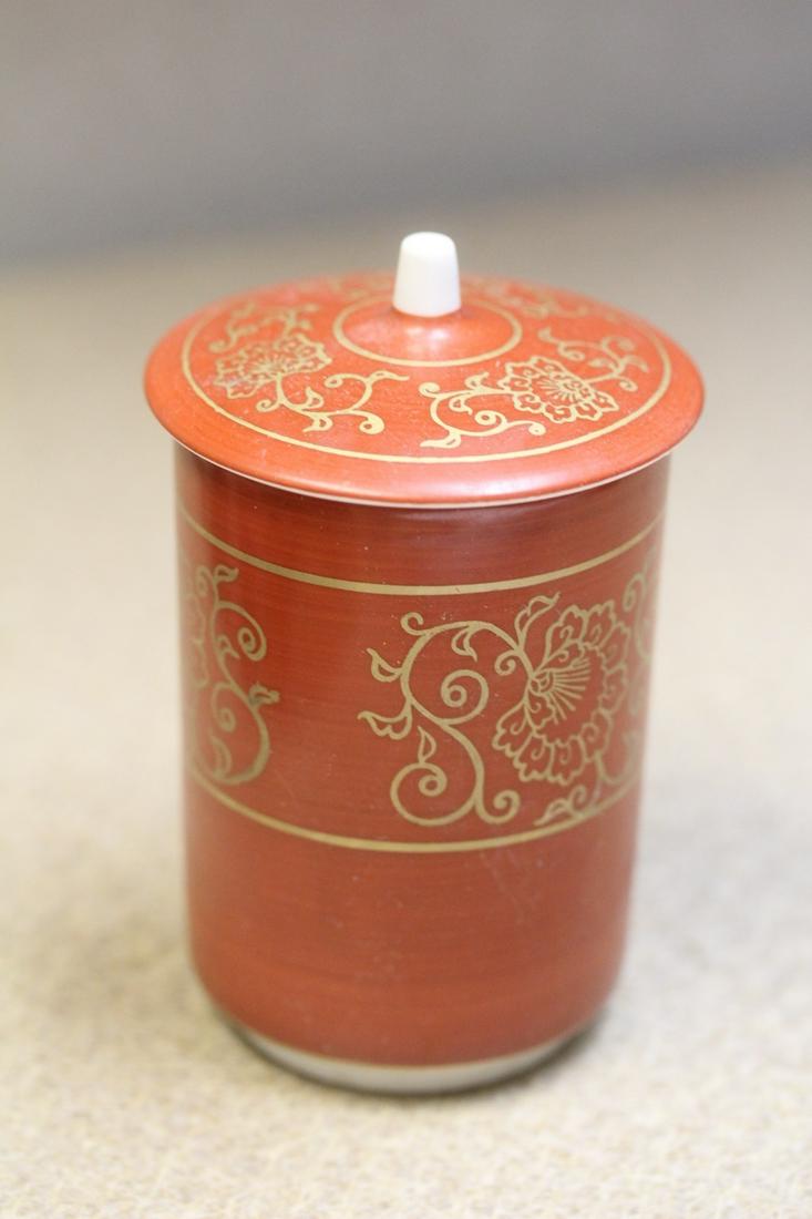 Tachi Kichi Japanese Toothpick Holder: ceramic - 4" tall