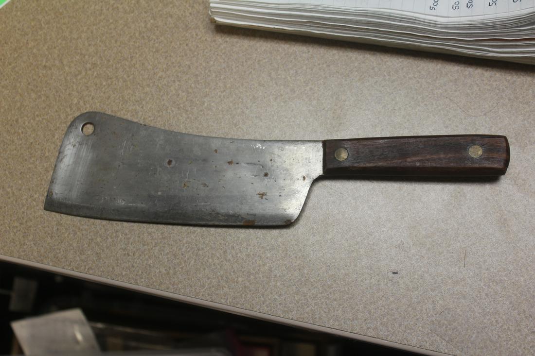 Vintage Cleaver: 11 5/8" long