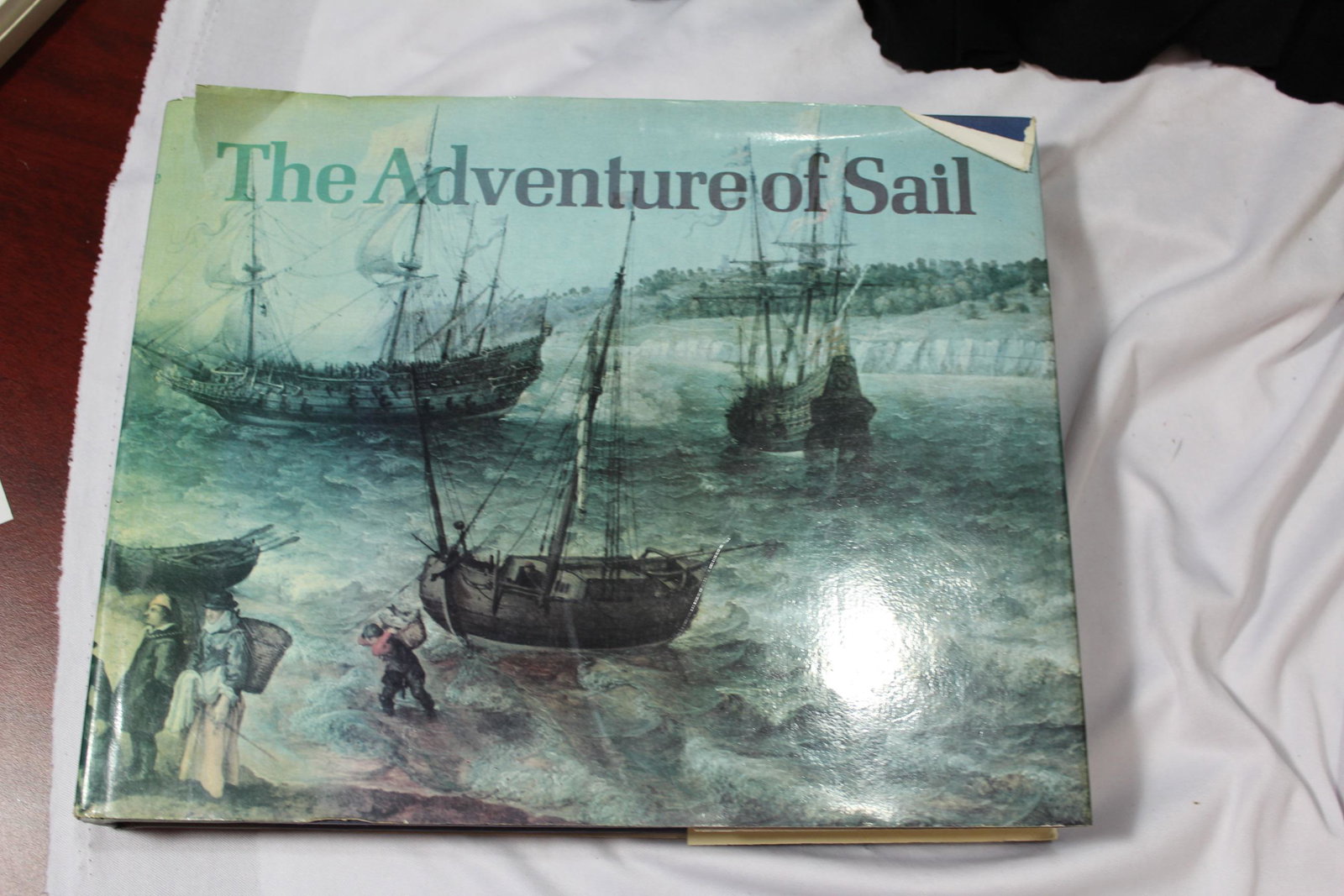 A Large Hardcover Book - The Adventure of Sail: UK Edition - with dust jacket