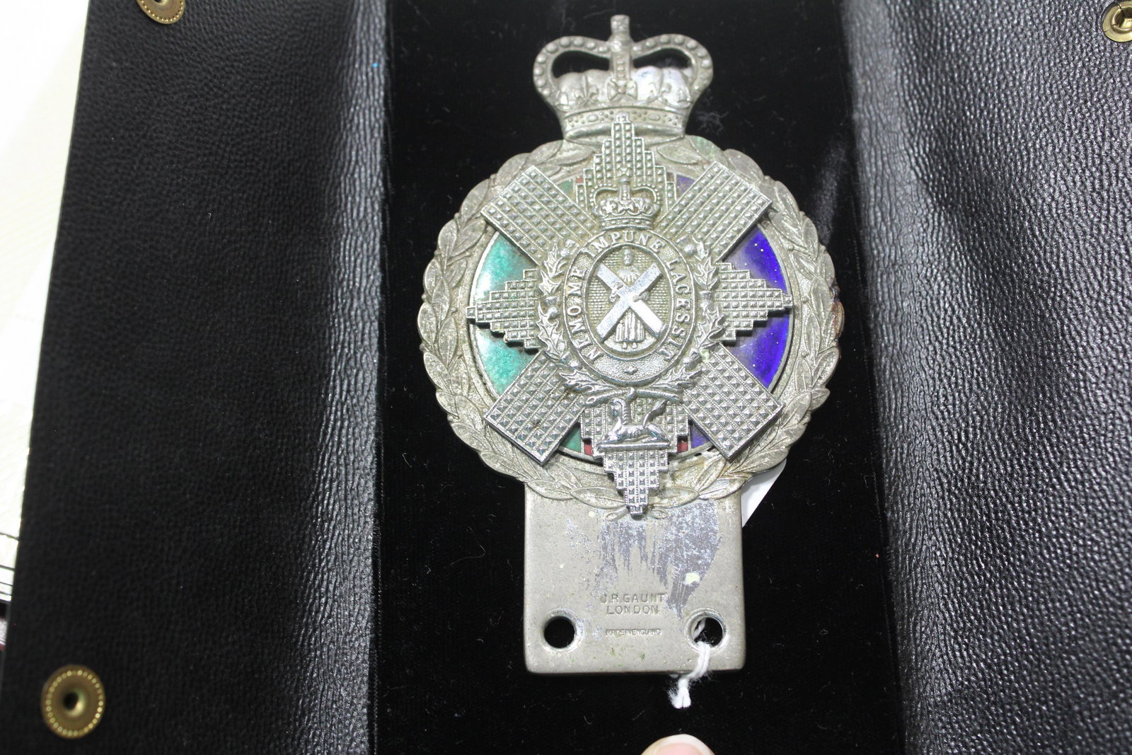 A Kingdom of Scotland Badge - Nemo Me Impune Lacessit: as shown