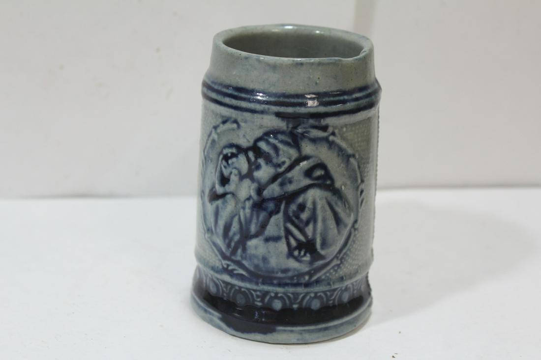 An Antique Stoneware Mug: 19th century - 4 3/8" tall