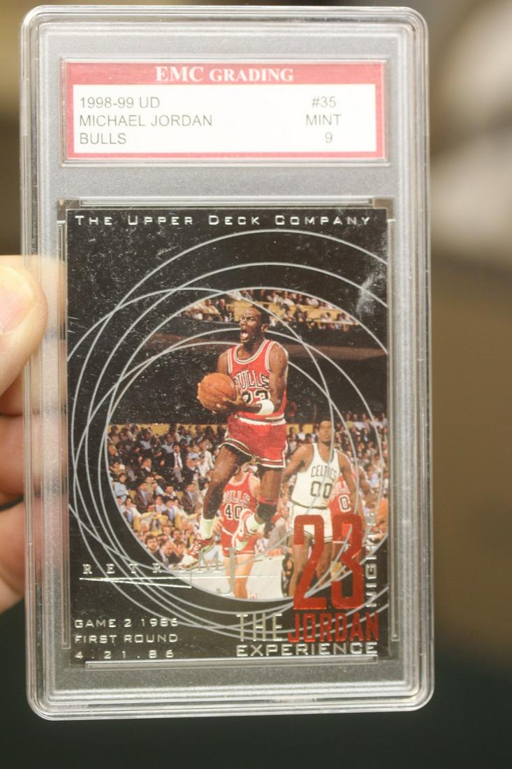Graded Michael Jordan Basketball Card: upper deck
