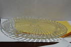 A Footed Glass Platter