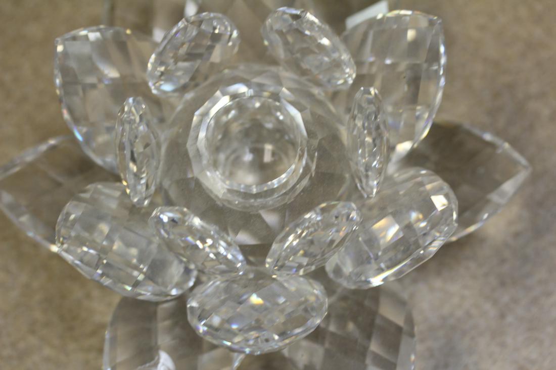 Swarovski Lotus Candle Holder Auction